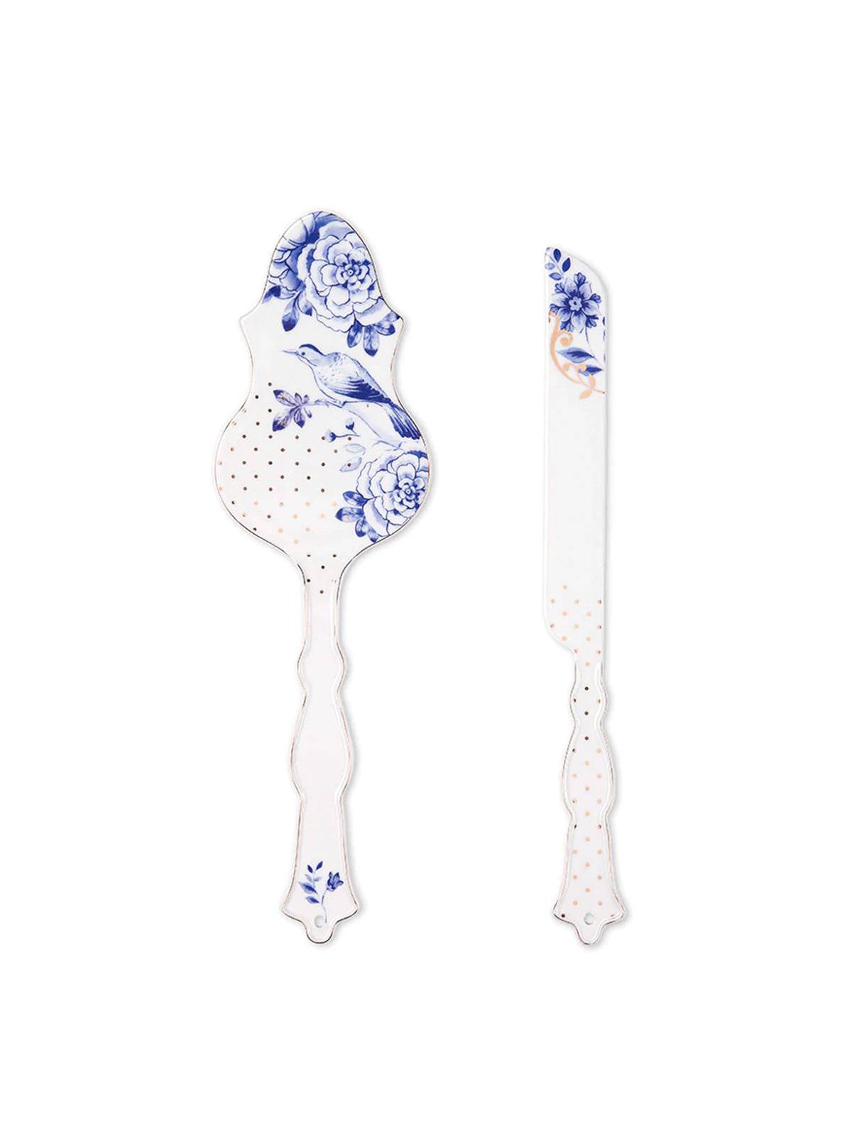 Royal White Cake Knife & Server