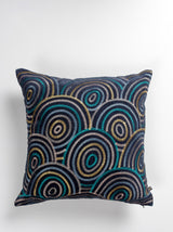 Sparkling Fireworks Cushion Cover (Blue)