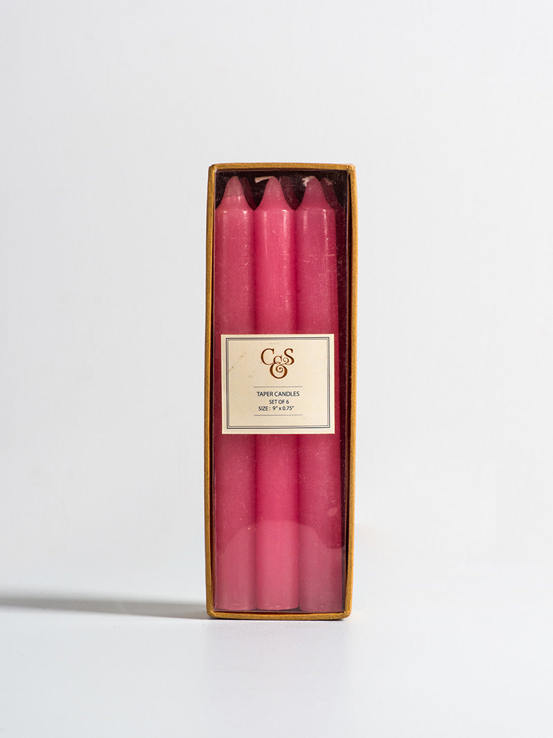 Taper Candles (Pink)