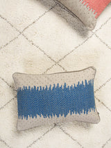 Tinsel Cushion Cover (Blue)