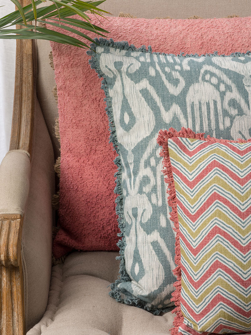Watercolor Chevron Cushion Cover