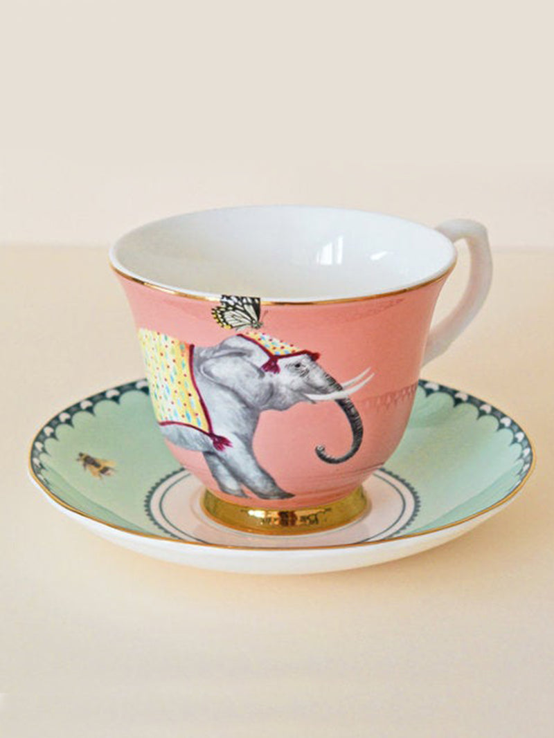 YE Carnival Elephant Teacup & Saucer