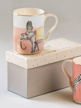 YE Carnival Elephant and Giraffe Mugs - Large (Set of 2)