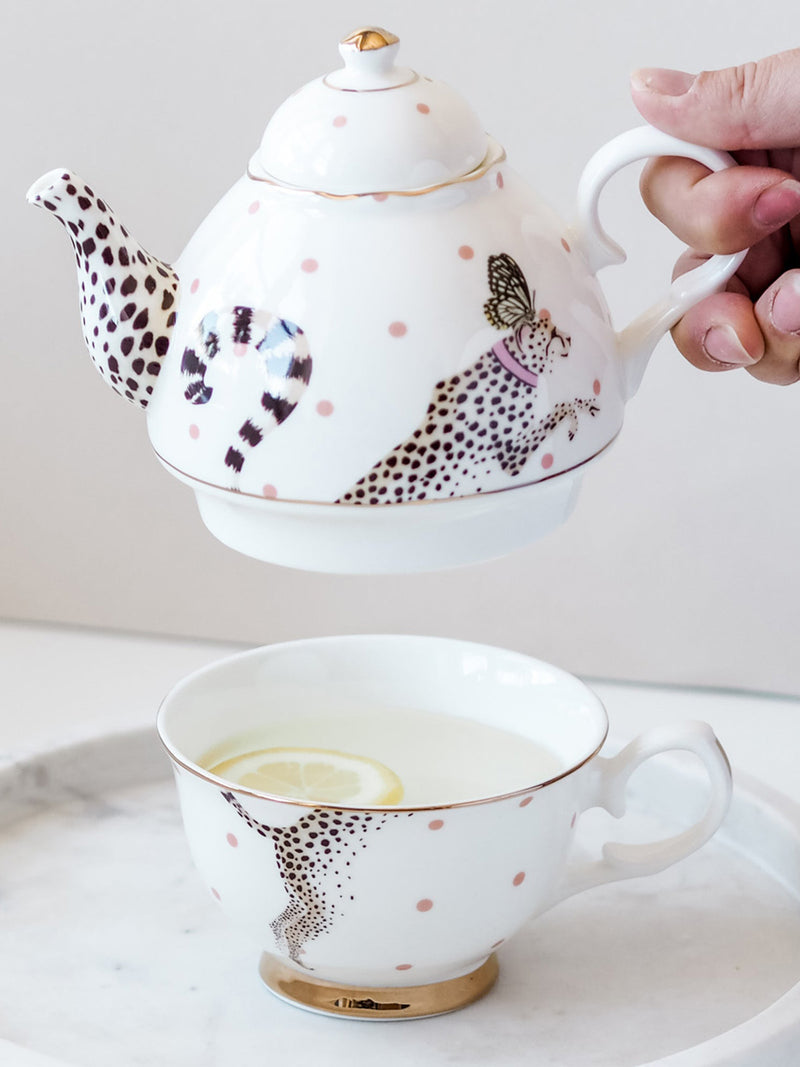 YE Cheeky Cheetah Tea For One Set