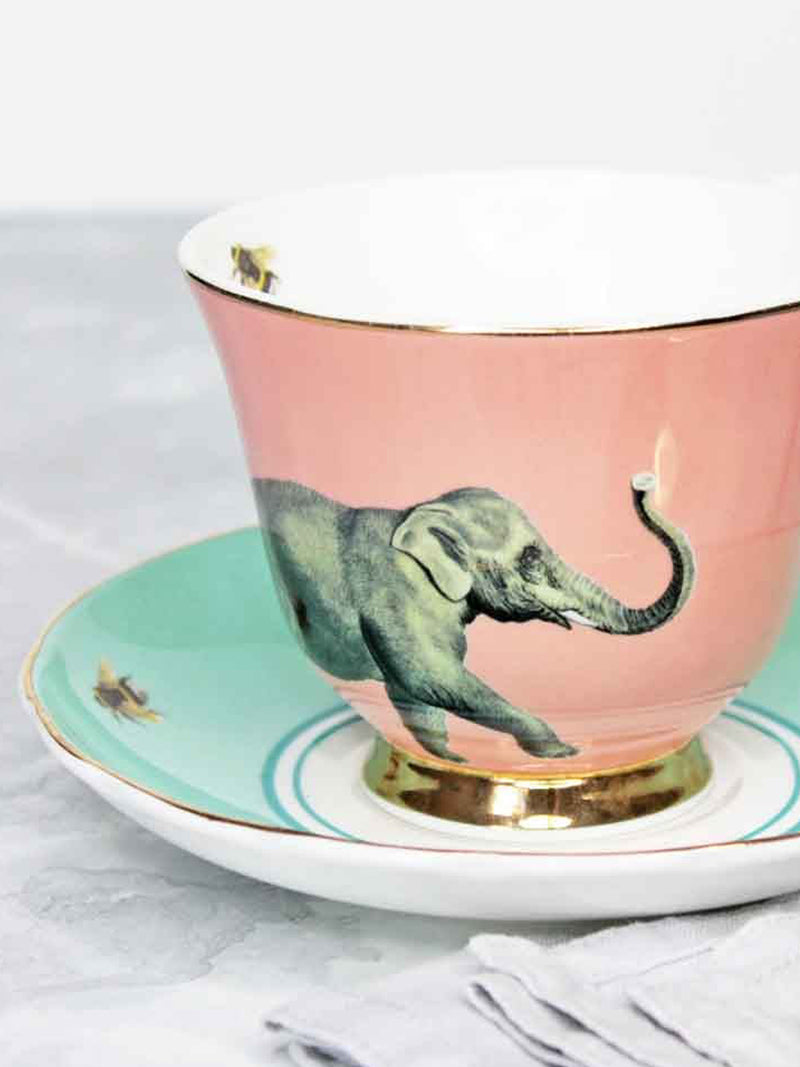 YE Elephant Teacup & Saucer