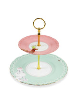 YE Pretty Puppies 2 Tier Cake Stand