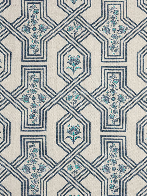 Garden Lattice (Blue)