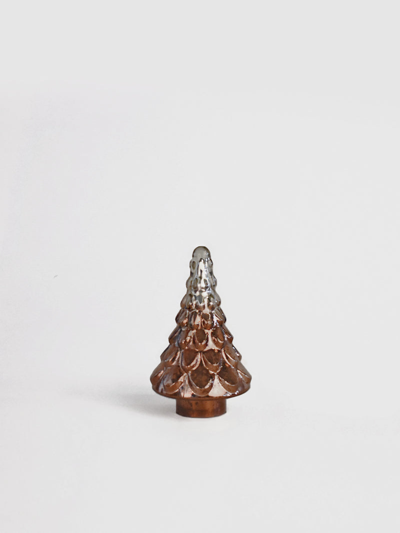 Dual Toned Glass Christmas Tree -Small